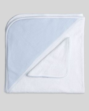 Baby Towel Clouds- Blue