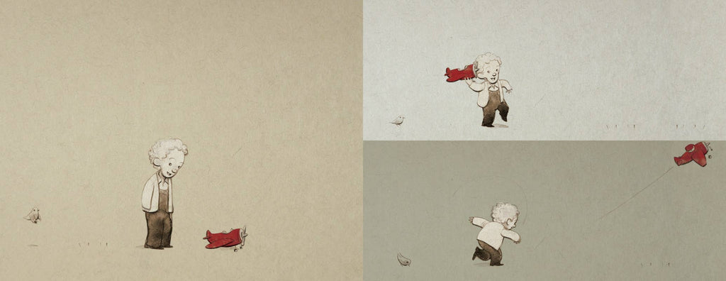 Boy and the Airplane by Mark Pett