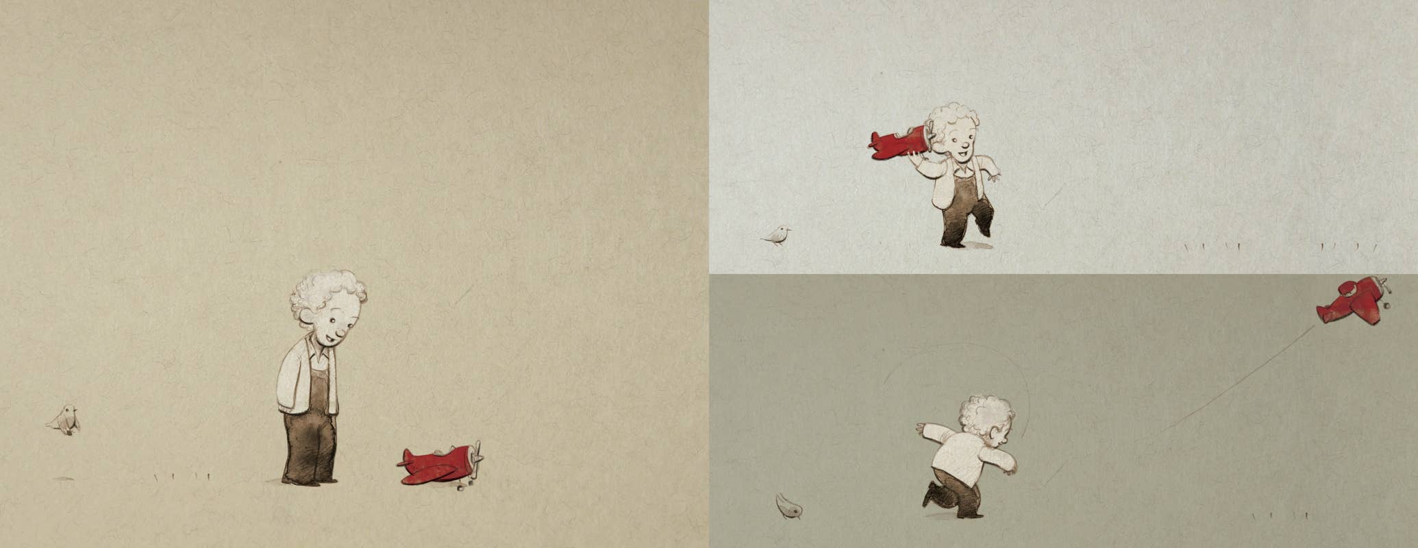 Boy and the Airplane by Mark Pett