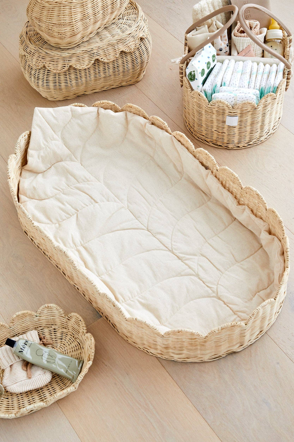 Poppy Diaper Caddy Natural