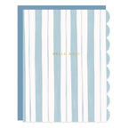 Baby Stripes Blue Card
