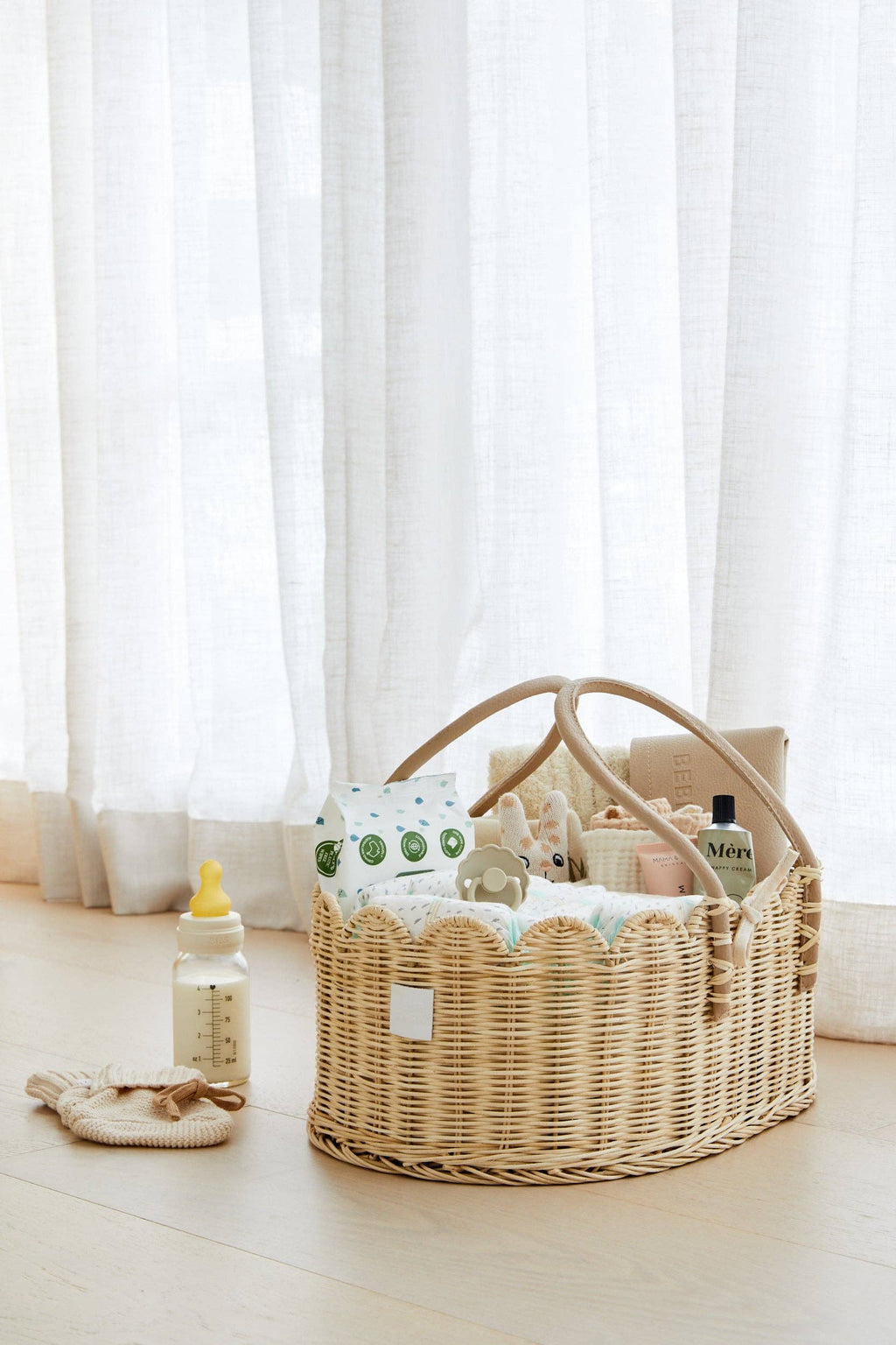 Poppy Diaper Caddy Natural