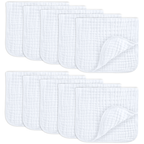 Baby Burp Cloths - 100% Muslin Cotton by Comfy Cubs