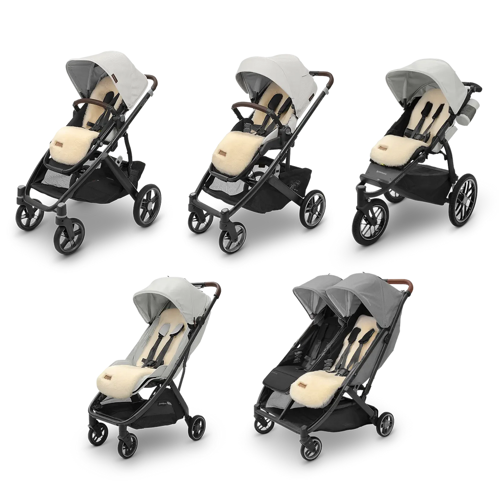 Uppababy Luxe Seat Liner- Shearling Wool