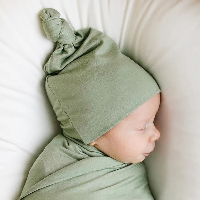 Marley Top Knot Hat - Newborn-3 Month
