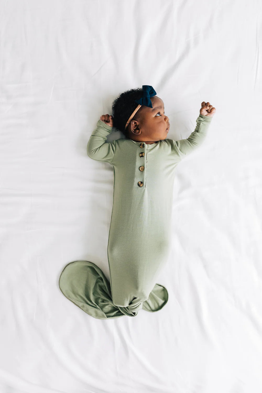 Marley Knotted Gown - Newborn-3 Months