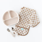 Sleeved Bib: Sand Check