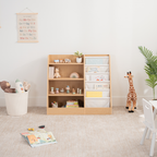 Kids Montessori Book Shelf, Shelves for Toys by Comfy Cubs