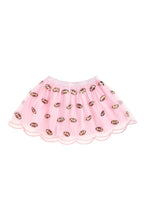 Mini Sequin Footballs Tutu Skirt