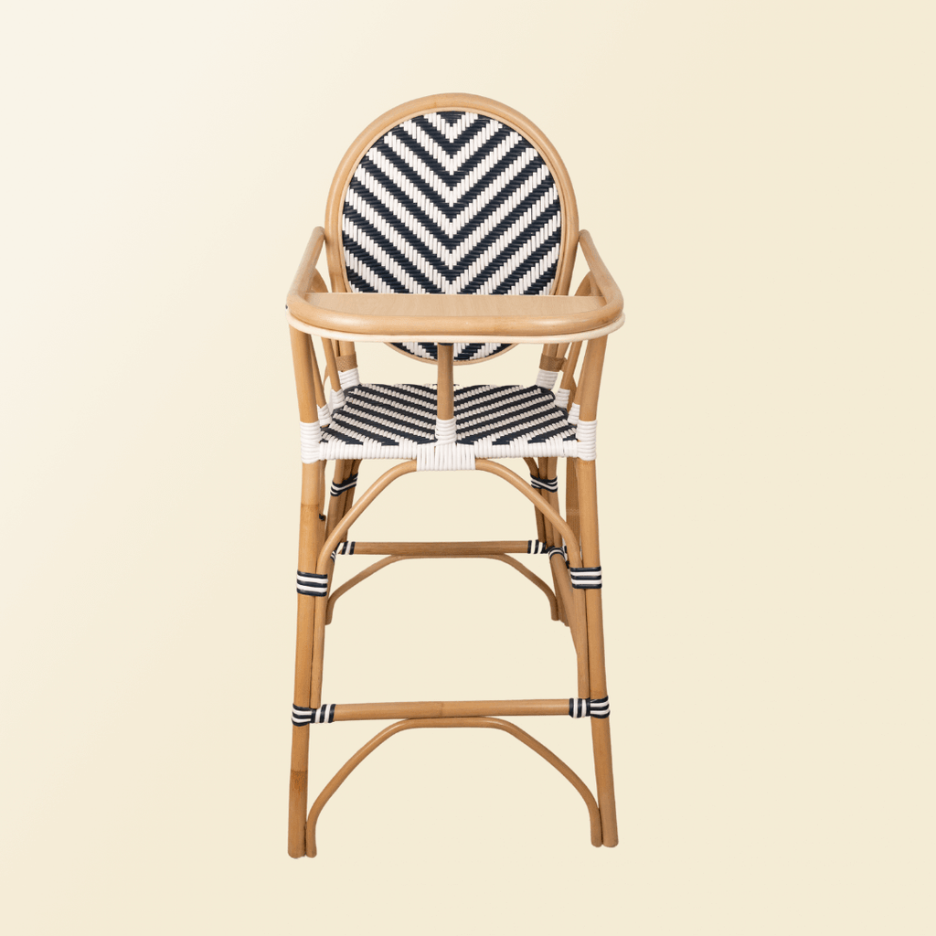 Handcrafted - Tumbuh Kids High Chair - Rattan Wicker