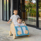 Handcrafted - Archie Storage Wagon - Rattan Wicker