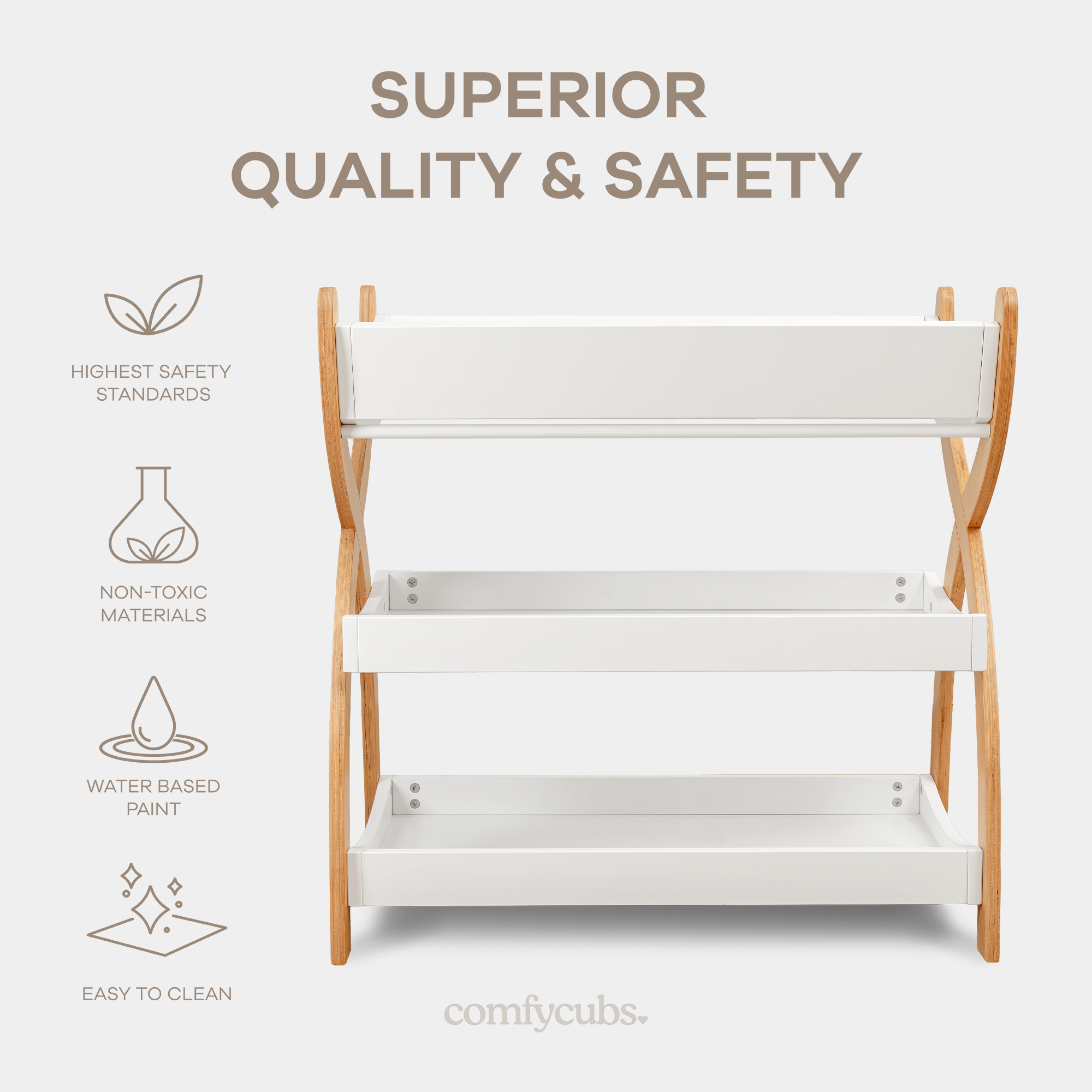 Baby Changing Table, Infant Daycare Essentials by Comfy Cubs