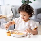 Silicone Grip Dish: Sand