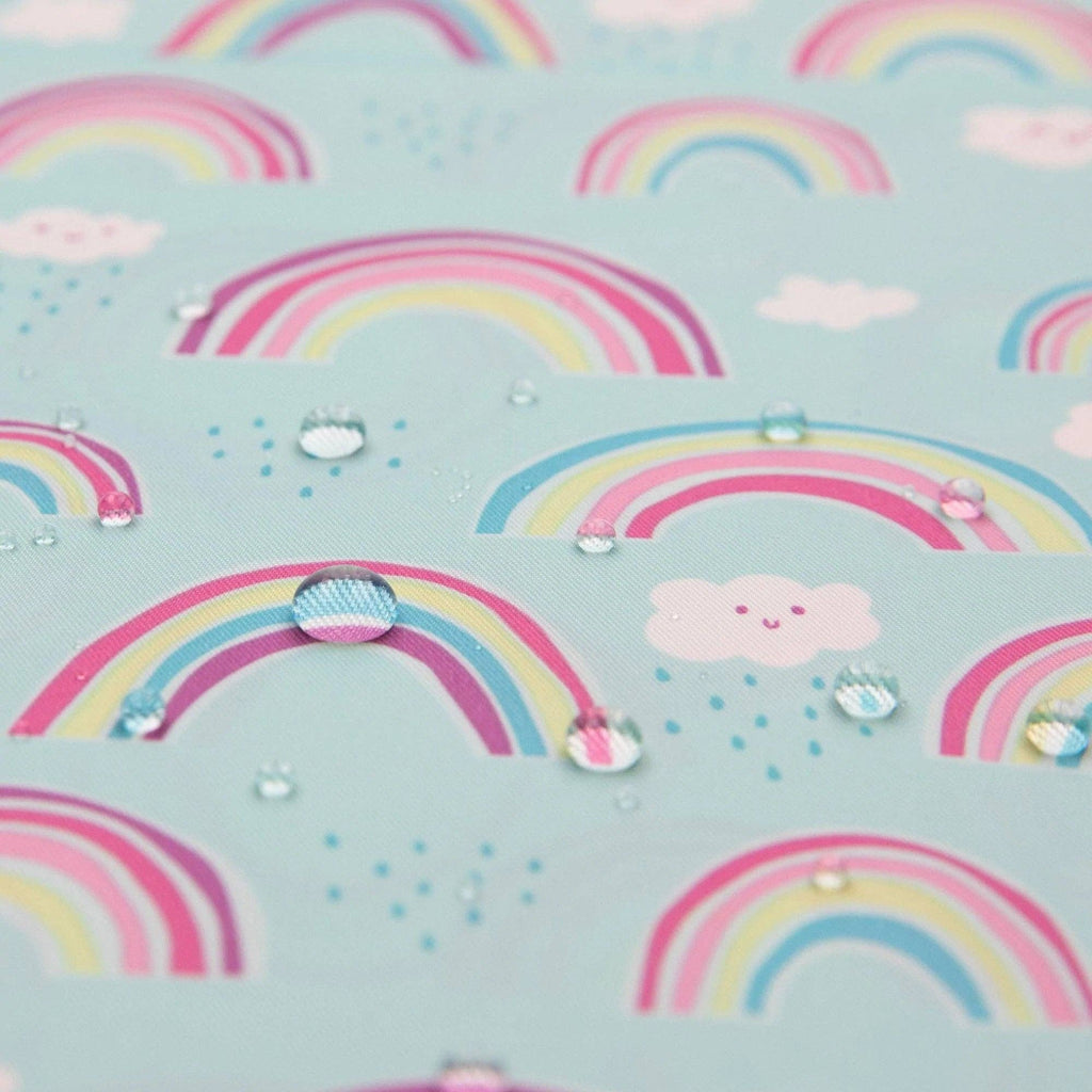 Sleeved Bib: Rainbows