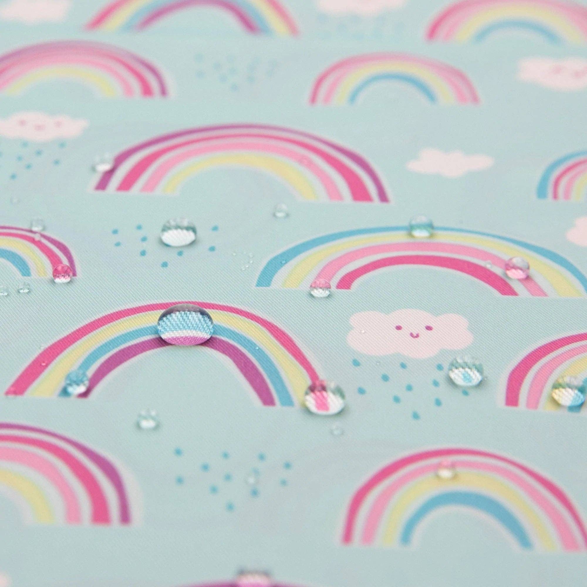 Sleeved Bib: Rainbows