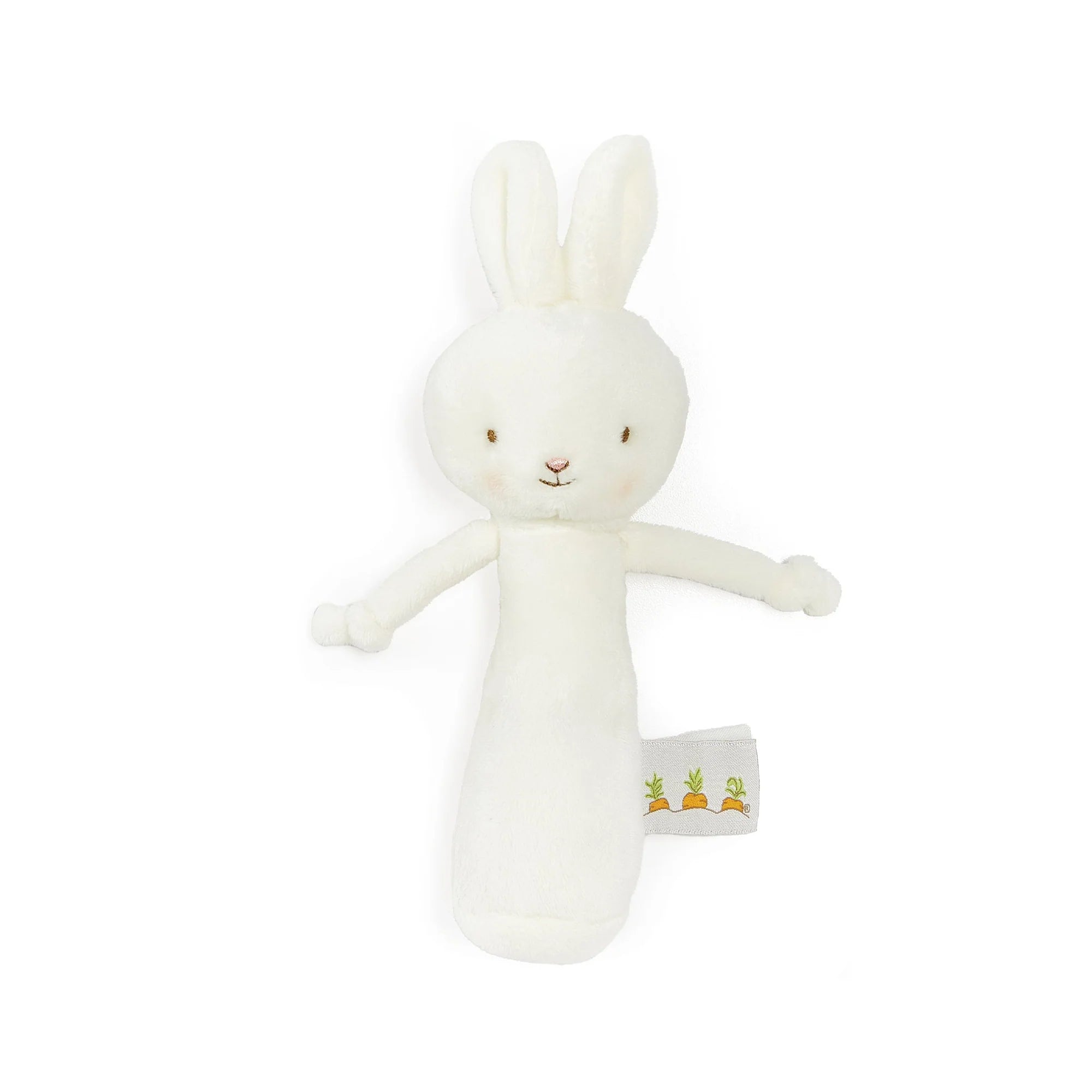 White Bunny Friendly Chime Rattle