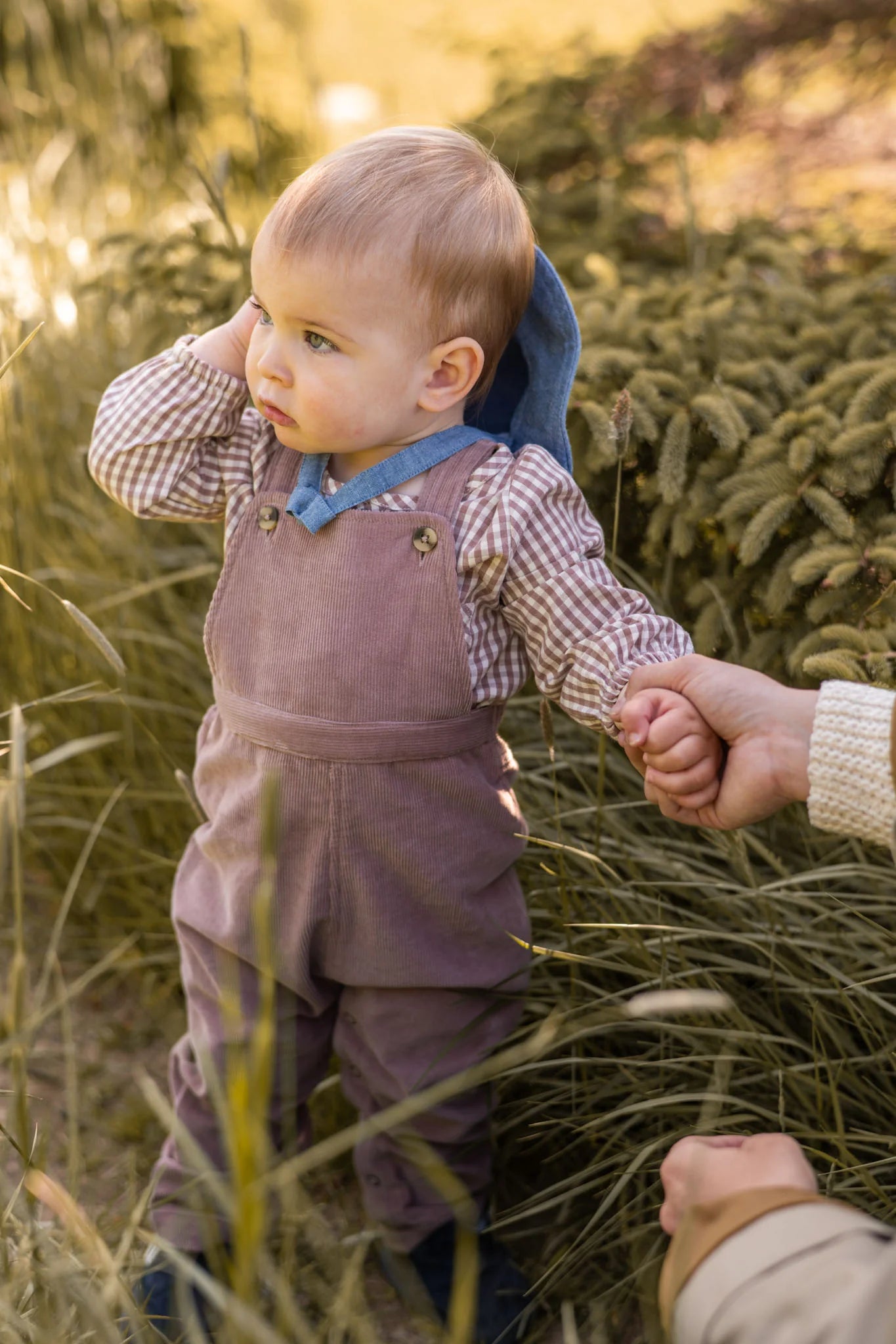 Corduroy Overall- Thistle
