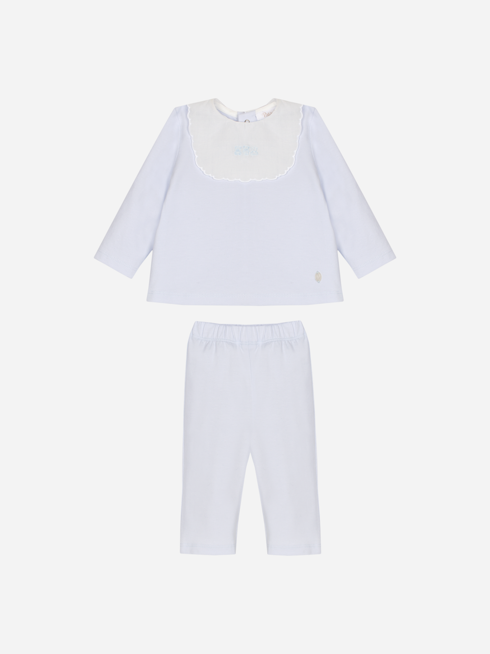 Elegant Light Blue Set with Long Sleeves
