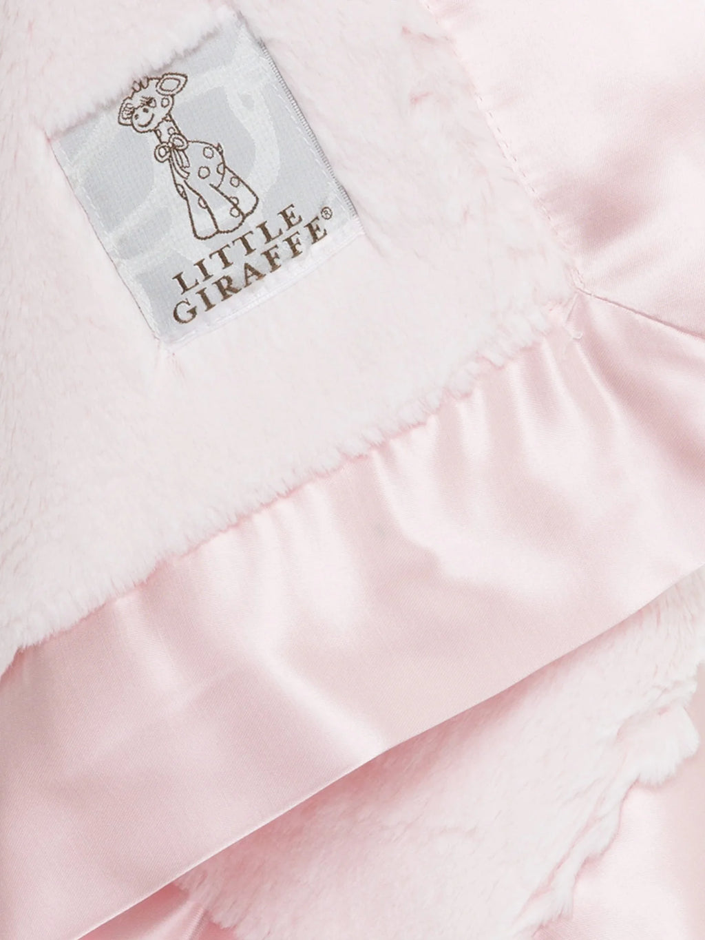 Luxe Ultra Plush Mini Blankey Lovey and Security Blanket- Pink