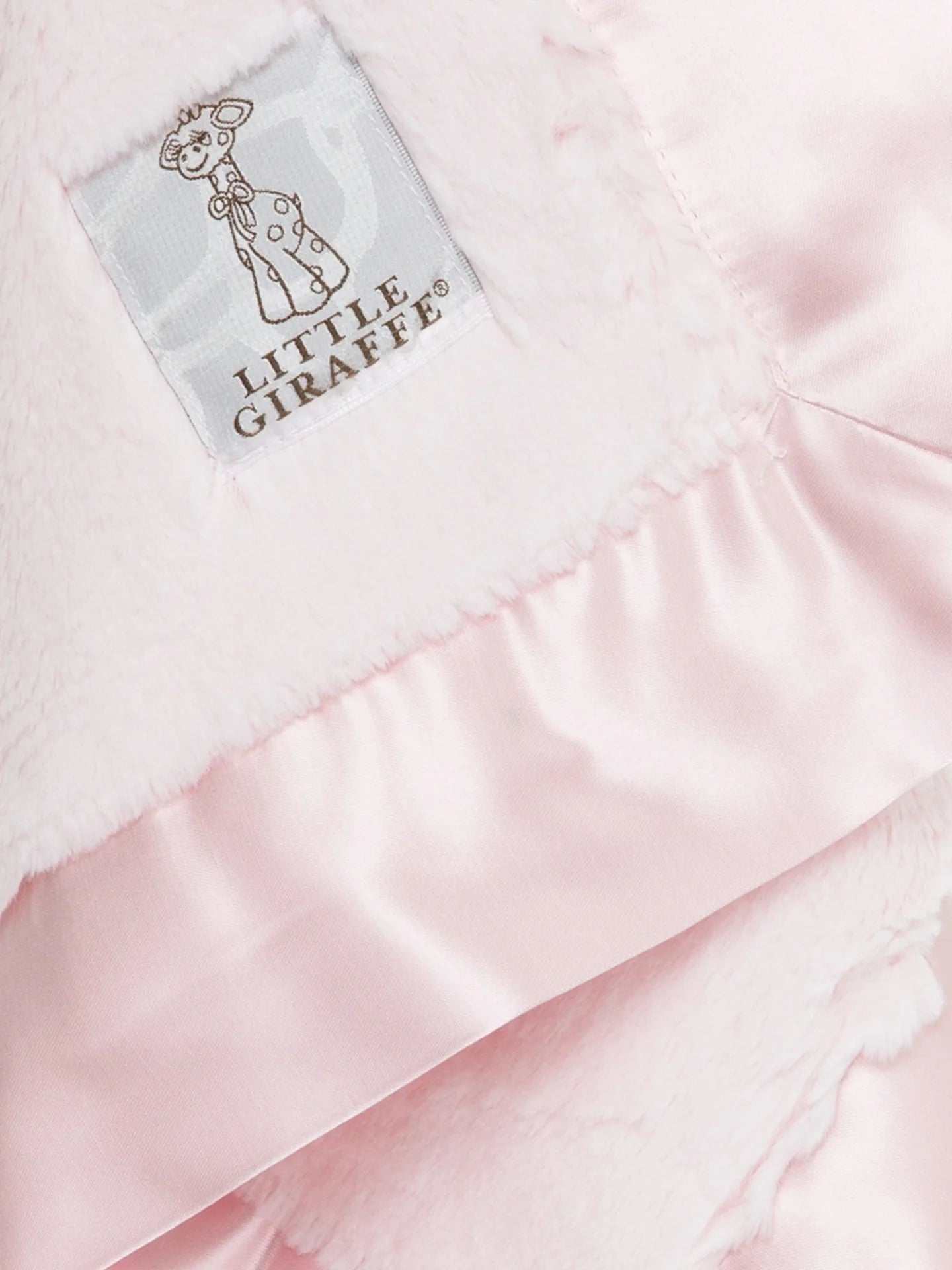 Luxe Ultra Plush Mini Blankey Lovey and Security Blanket- Pink