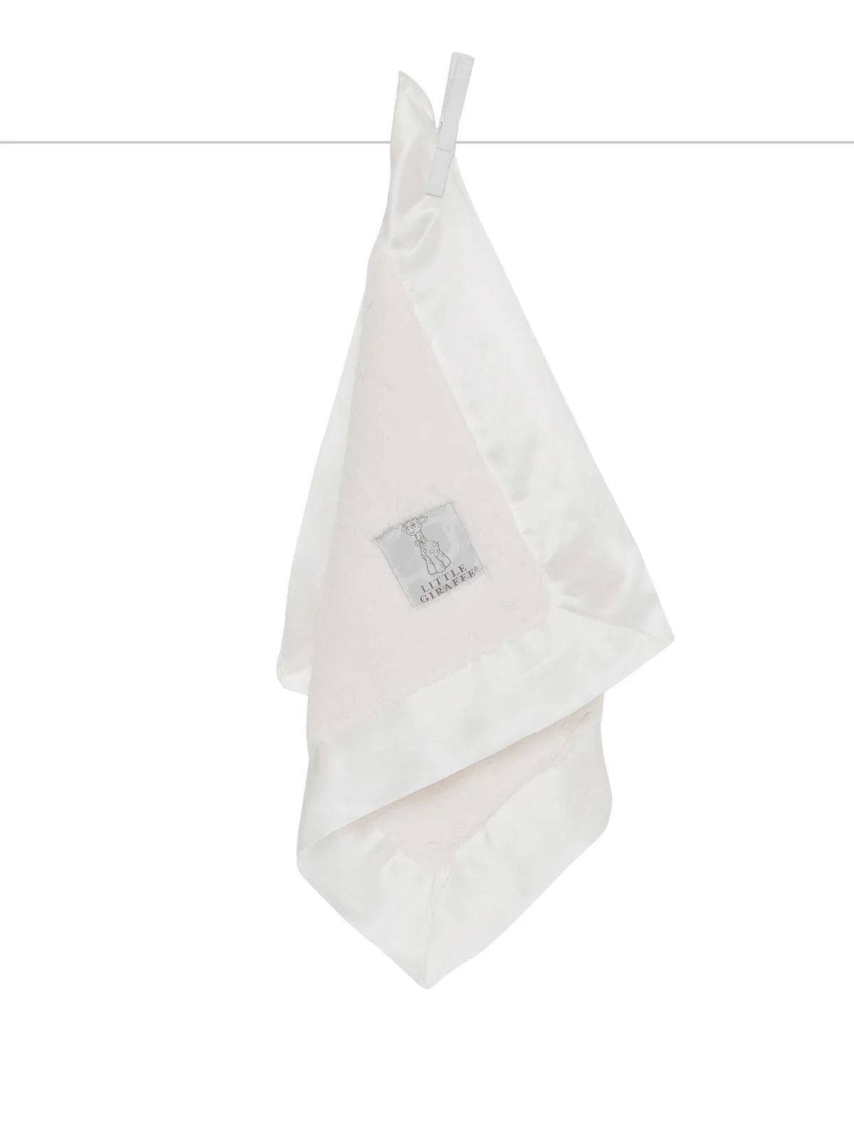 Luxe Blanky Lovey and Security Blanket- Cream