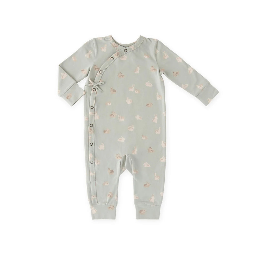 The Littles Kimono Romper- Hoppy Bunny