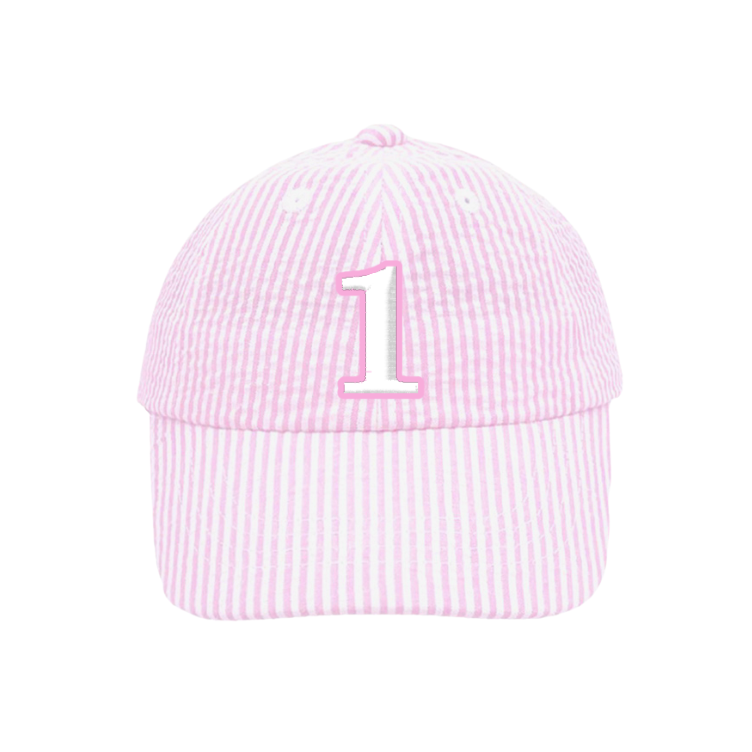 1st Birthday Bow Baseball Hat (Baby)