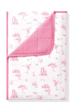 Toddler Blanket in Toile Ballet
