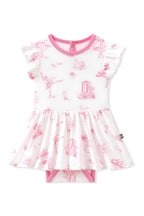 Twirl Bodysuit Dress in Toile Ballet
