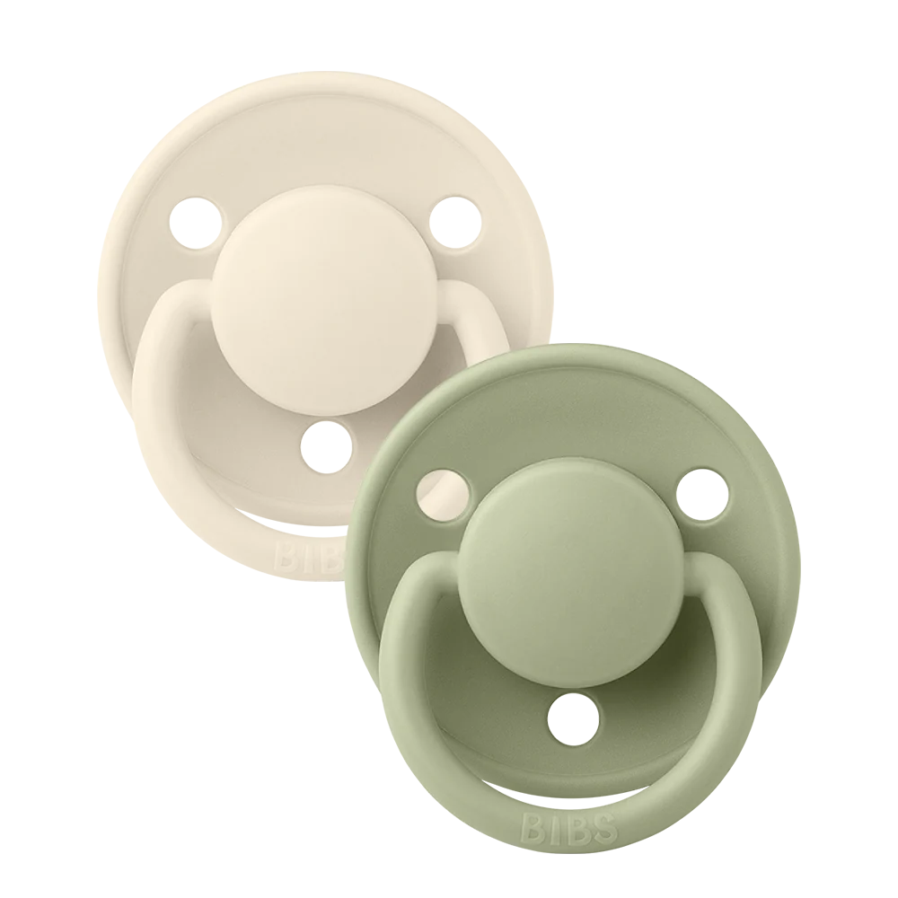 De Lux 2 Pack Pacifiers- Silicone