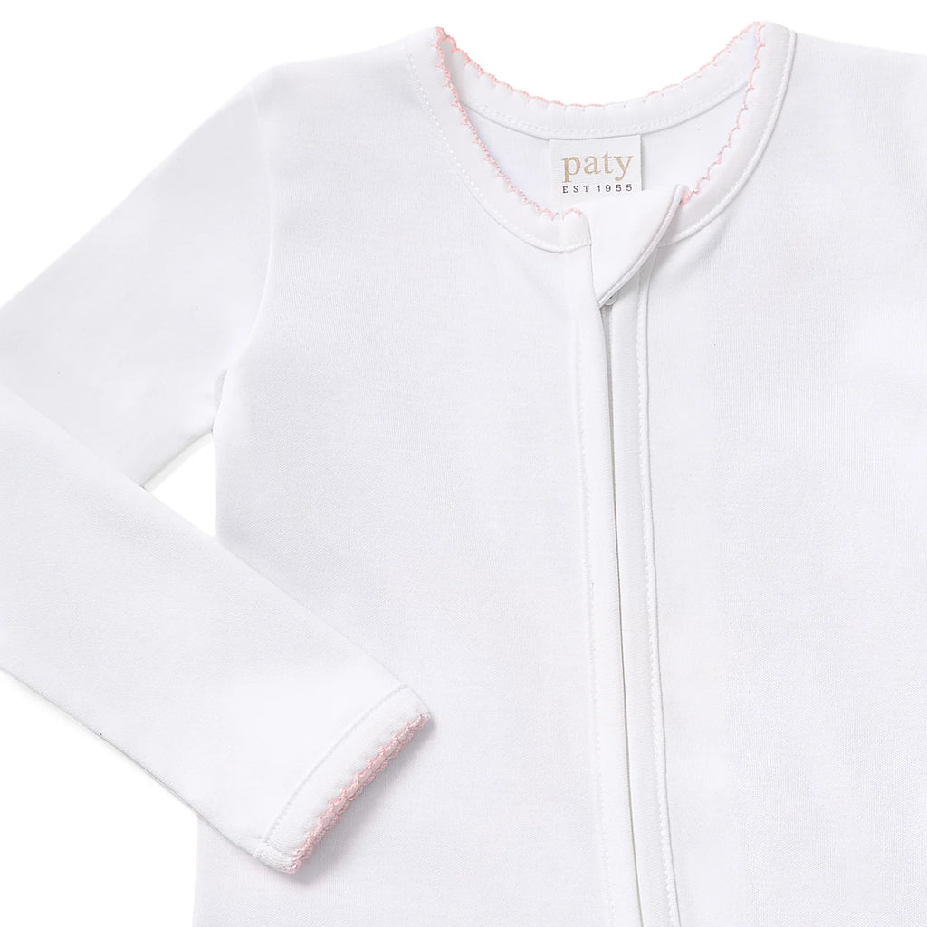 Zipper Footie 100% Organic Cotton