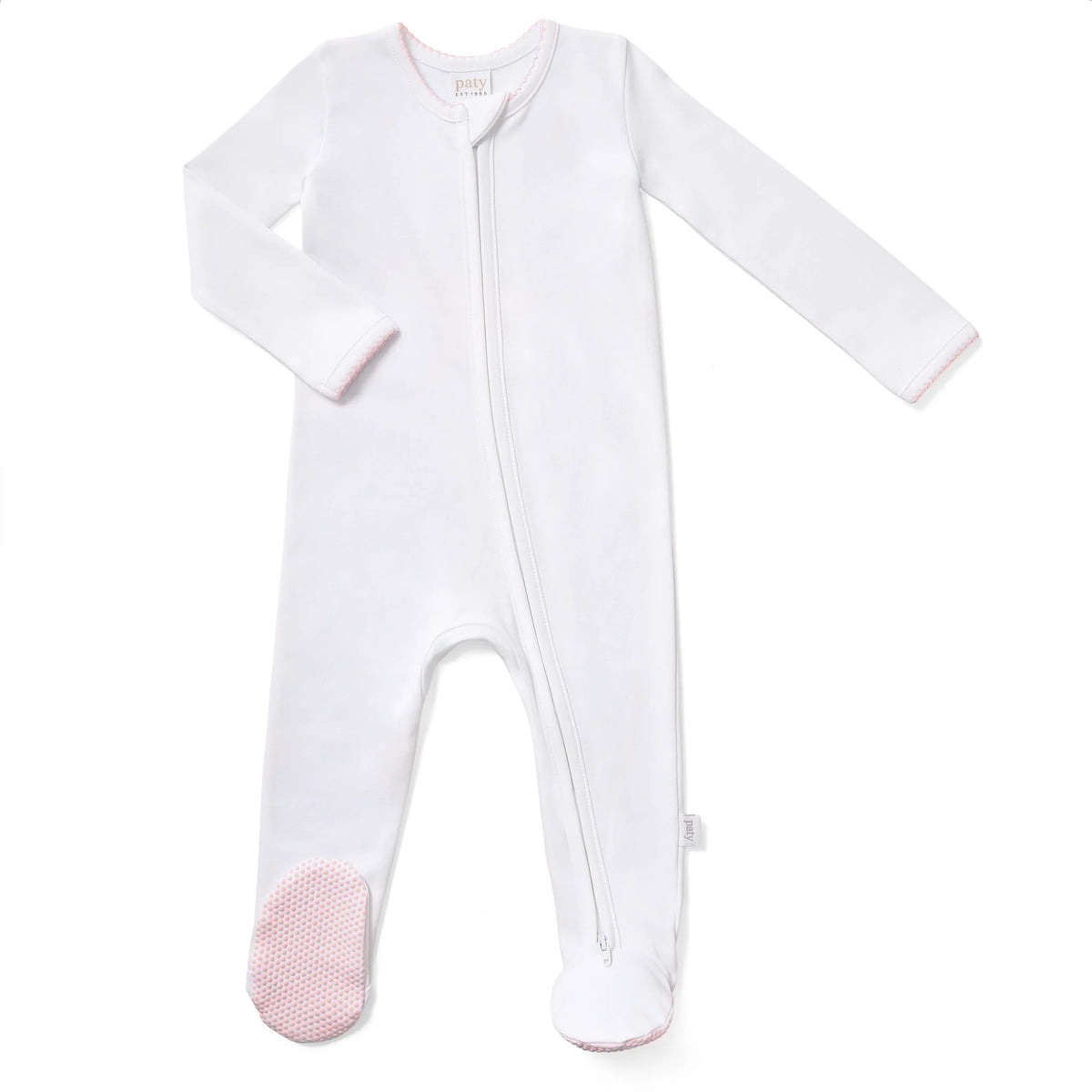Zipper Footie 100% Organic Cotton