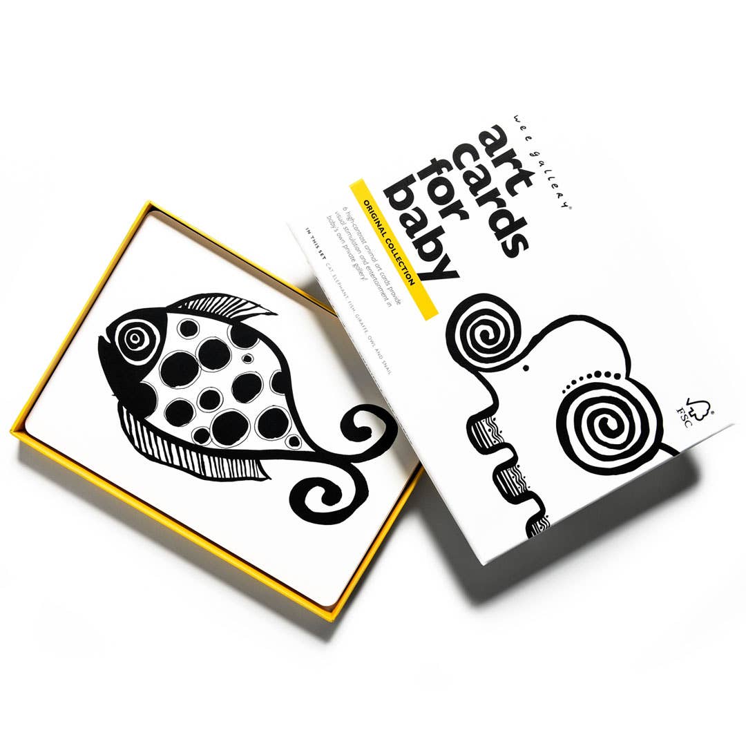 Art Cards for Baby - Original Animals - Infant Flash Cards