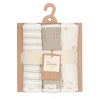 Organic Cotton 3-pc. Bunny Burp Cloth Set