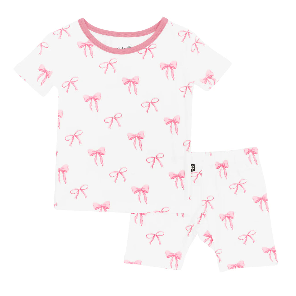 Short Sleeve Pajamas in Bow