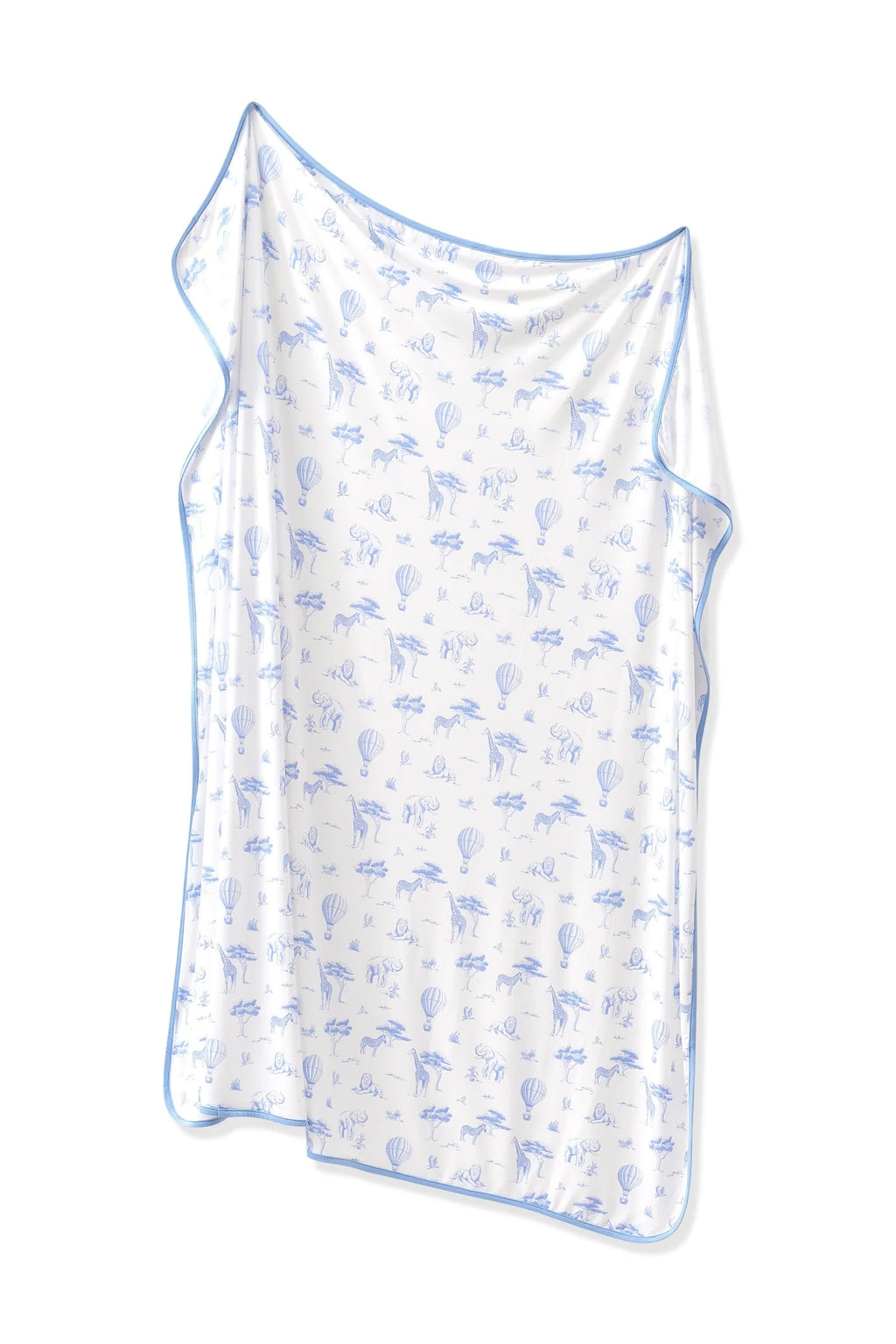 Swaddle Blanket in Toile Safari