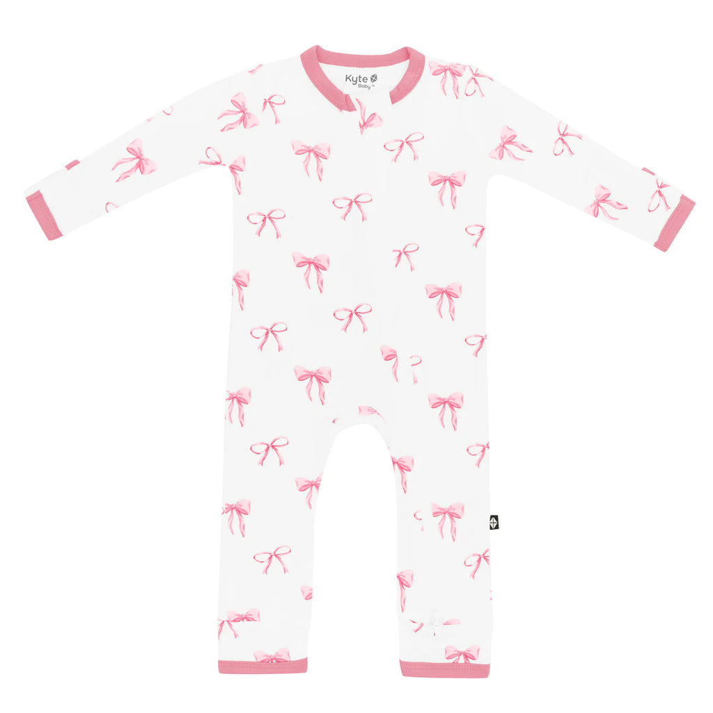 Zippered Romper in Bow