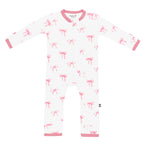 Zippered Romper in Bow
