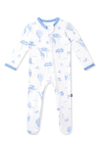Zippered Footie in Toile Safari