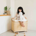 Handcrafted - Mia Storage Bench Trunk - Rattan Wicker