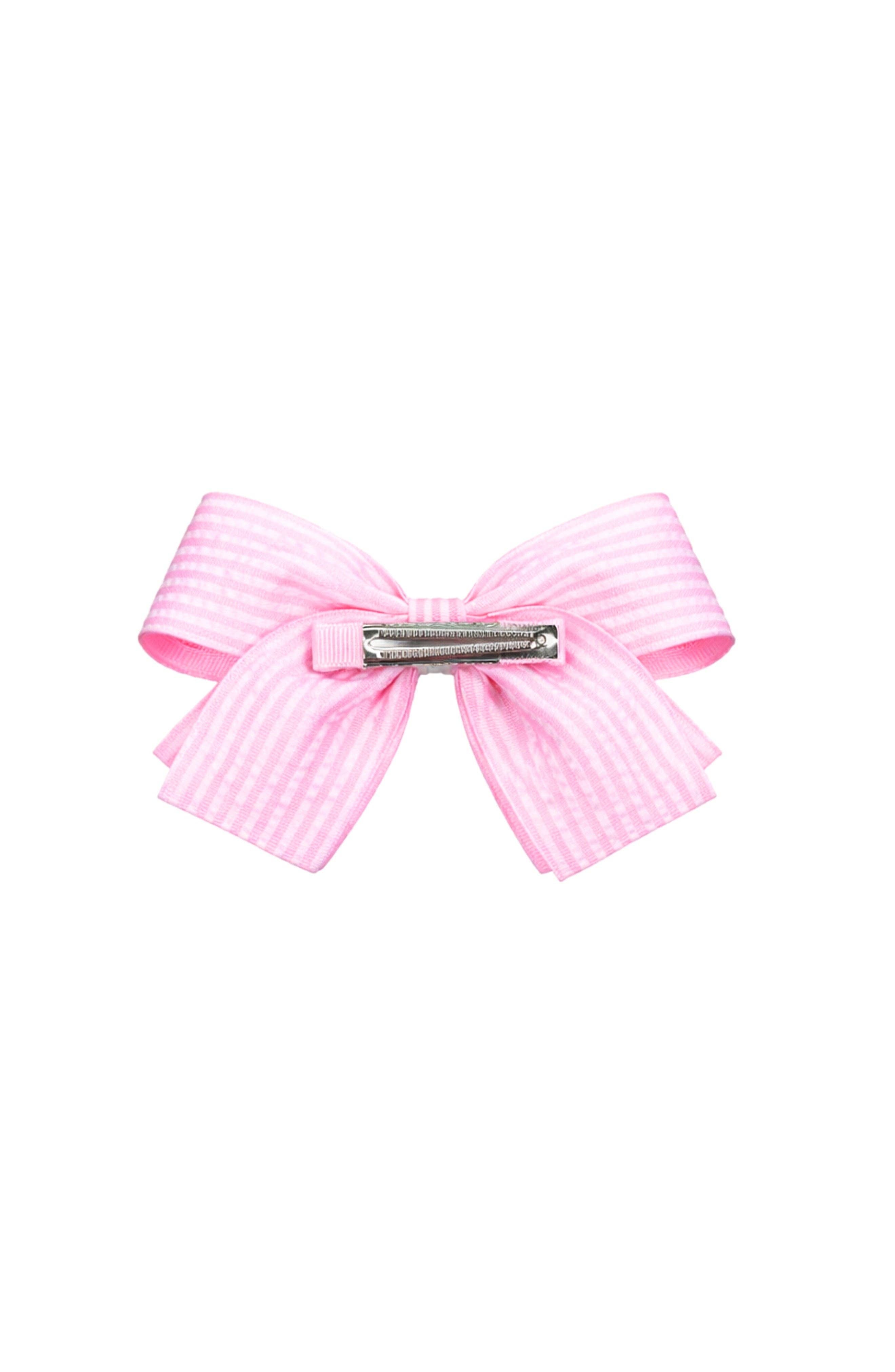 Golf Ball Seersucker Hair Bow