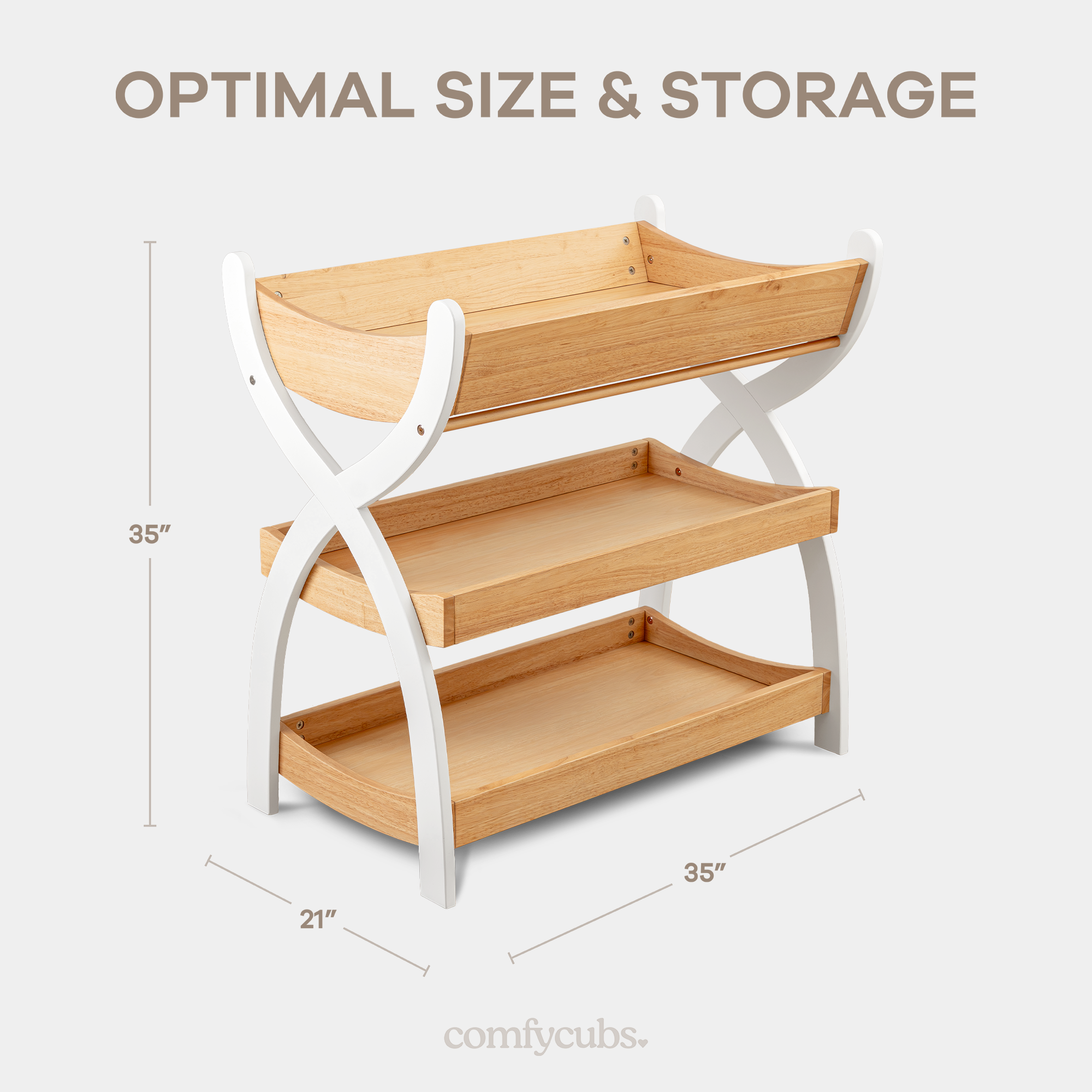 Baby Changing Table, Infant Daycare Essentials by Comfy Cubs
