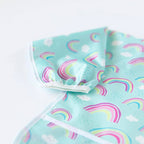 Sleeved Bib: Rainbows
