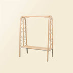 Handcrafted - Belle Kids Clothing Rack - Rattan Wicker