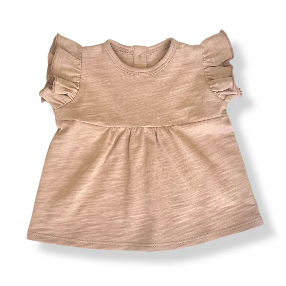 Flutter Sleeve Top- Dusk