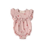 Seersucker Flutter One-Piece- Shell Belle