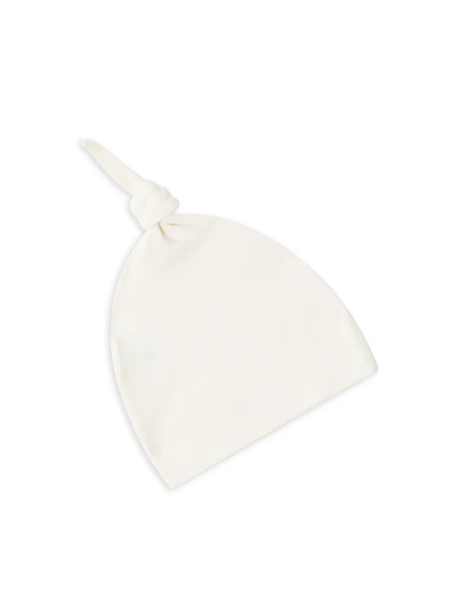 Classic Knotted Hat- Ivory