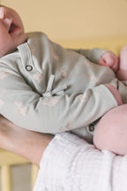 The Littles Long Sleeve Kimono One-Piece- Hoppy Bunny