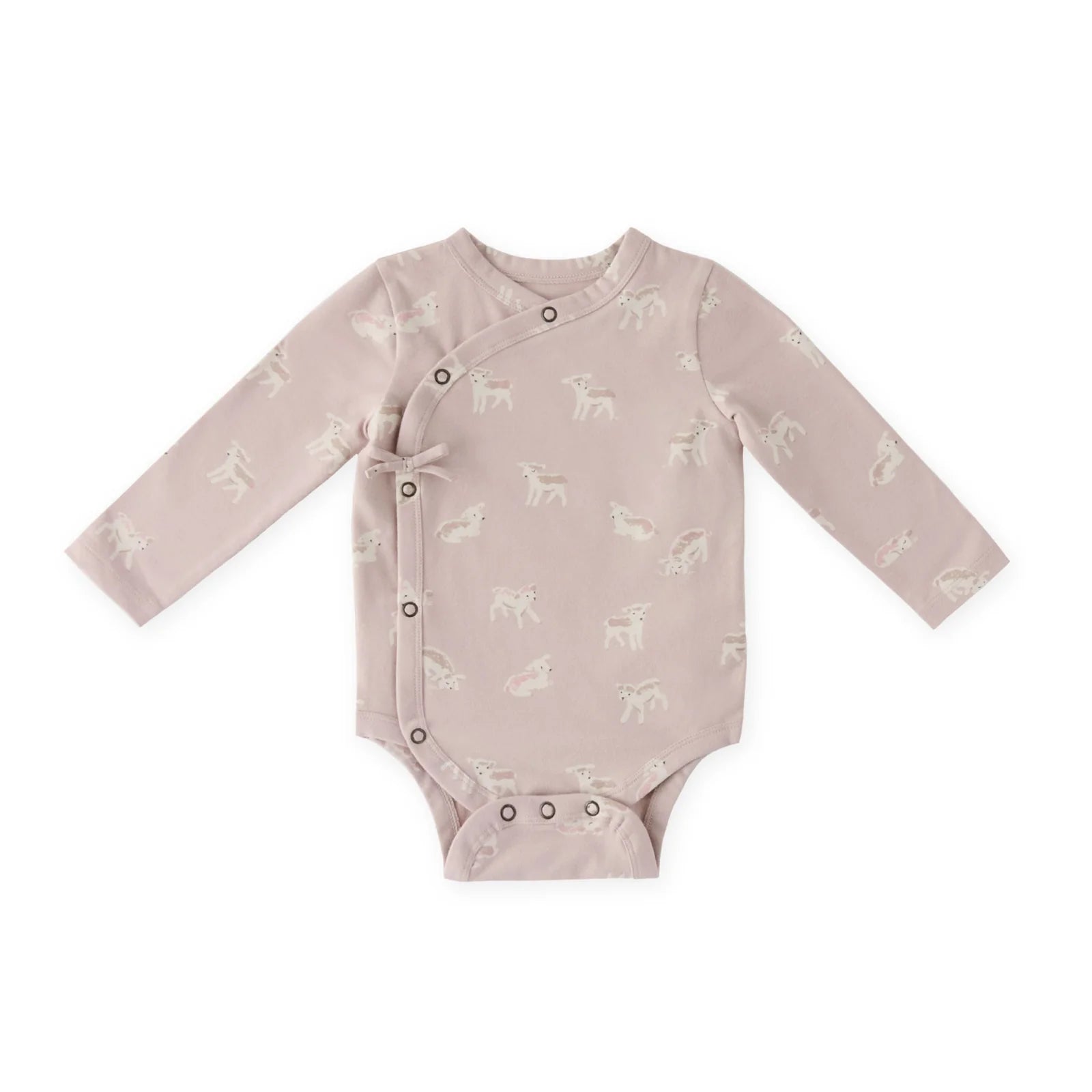 The Littles Long Sleeve Kimono One-Piece- Dear Lamb
