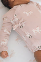 The Littles Long Sleeve Kimono One-Piece- Dear Lamb